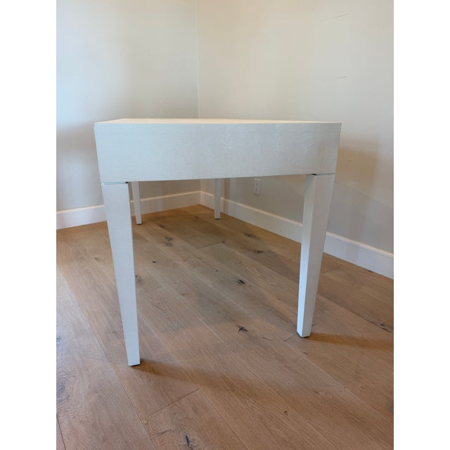 Made Goods Sorin 3 Drawer Desk (Pristine Faux Shagreen) For Sale - Image 11 of 16