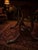 2000 - 2009 Regency Mahogany Drop-Leaf Side Table with Gilt Leather Top For Sale - Image 5 of 9