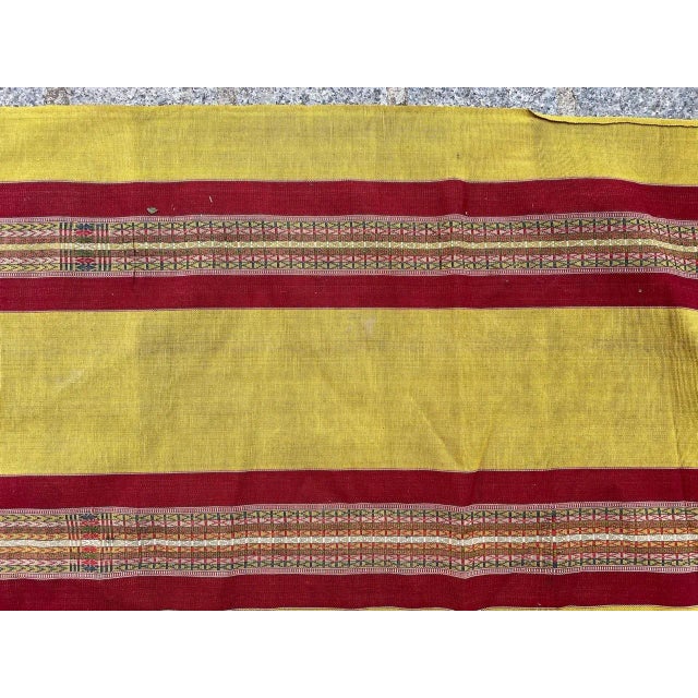 Longe Vintage Tunisian Woven Rug, 1930s For Sale - Image 9 of 10