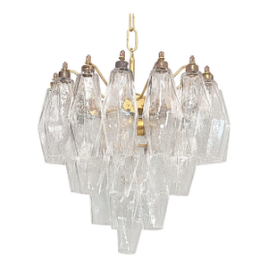 Murano Poliedri Chandelier - 32 Glass – Carlo Scarpa Design