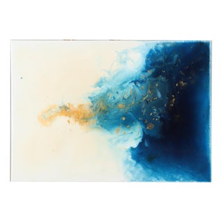 A. Martin, Artist Artwork Avalon, Resin and Acrylic, 1990s, Acrylic & Epoxy Resin For Sale