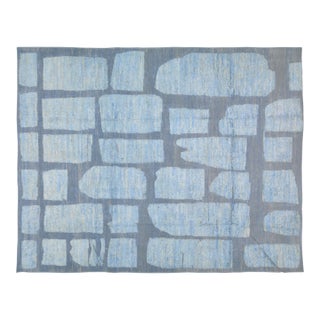 Moroccan Hand Knotted Wool Rug, 7'10"x10' For Sale