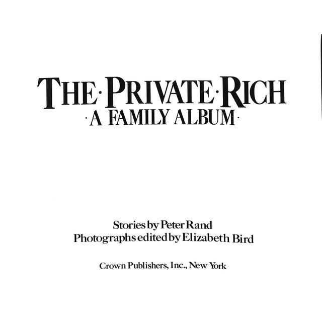 RAND, Peter [stories by] BIRD, Elizabeth [photographs edited by] [184] pp. Crown Publishers, Inc. 1984 First Edition 8...