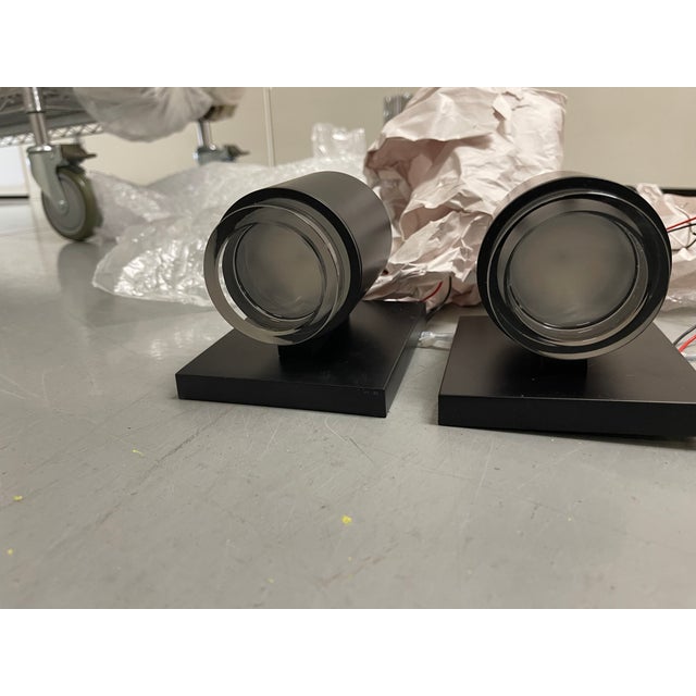 Visual Comfort Voto Wall Sconces Black - a Pair For Sale - Image 9 of 10