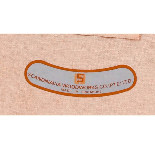 1960s Mid Century Teak Dining Chairs Scandinavia Woodworks Co - Set of 3 For Sale - Image 10 of 12