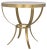 NOIR Byron Side Table in Antique Brass and Stone For Sale In Los Angeles - Image 6 of 6