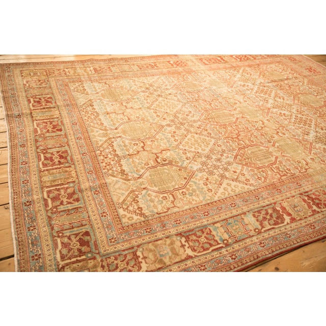 Vintage Distressed Joshegan Carpet - 7'1" x 9'11" For Sale - Image 10 of 15