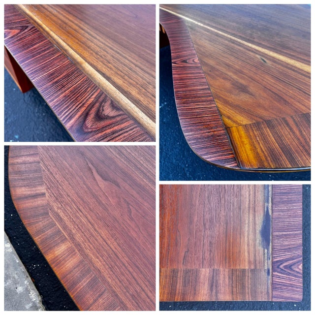 Boomerang Executive Desk With Conference Corner | Mid Century Modern by William H Sullivan for Standard Furniture c.1950s For Sale - Image 17 of 18