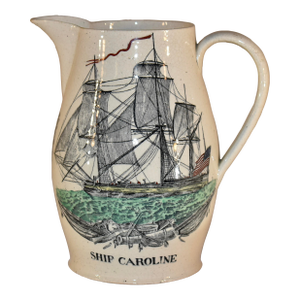 Early 19th Century Creamware Liverpool Jug