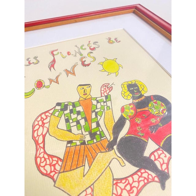 Niki de Saint Phalle, Composition, Lithograph, 1972, Framed For Sale - Image 10 of 13