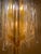 Glass Murano Wall Light with Chrome Structure from Fratelli Toso, Italy, 1970 For Sale - Image 6 of 11