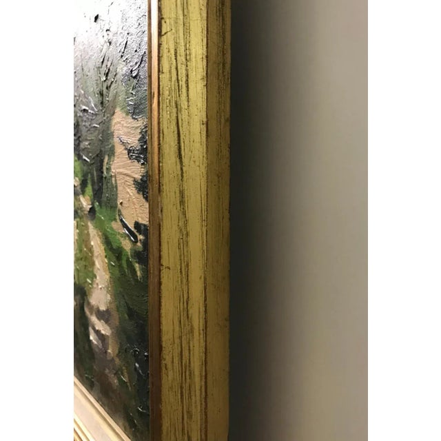 Pierre Aymar, Path of Breux, Oil on Canvas, 1973 For Sale - Image 7 of 9