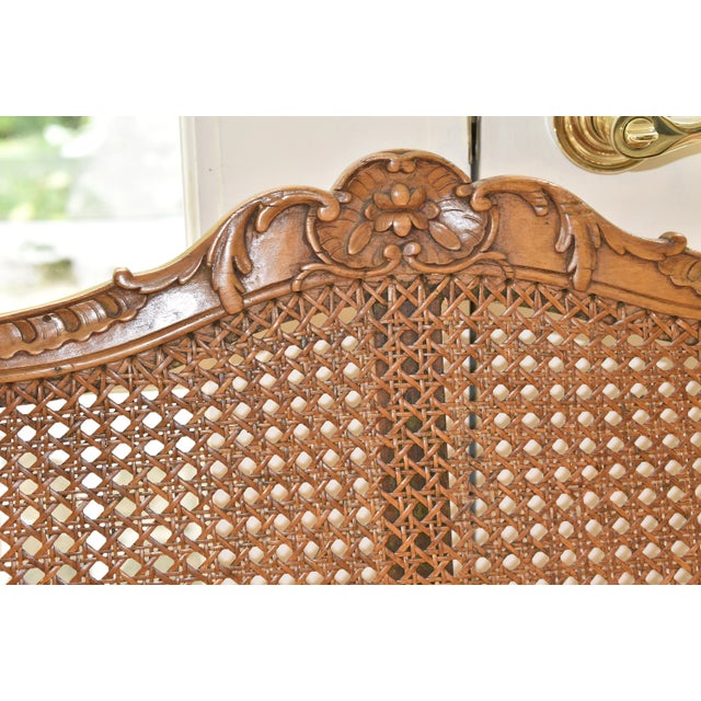 18th Century 18th Century Louis XV Provincial Fruitwood Stained Beech Settee For Sale - Image 5 of 9