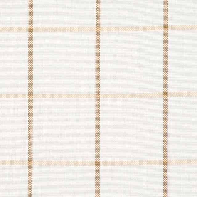 Contemporary SAMPLE - Schumacher X Mark D. Sikes Frannie Windowpane Fabric In Neutral For Sale - Image 3 of 4