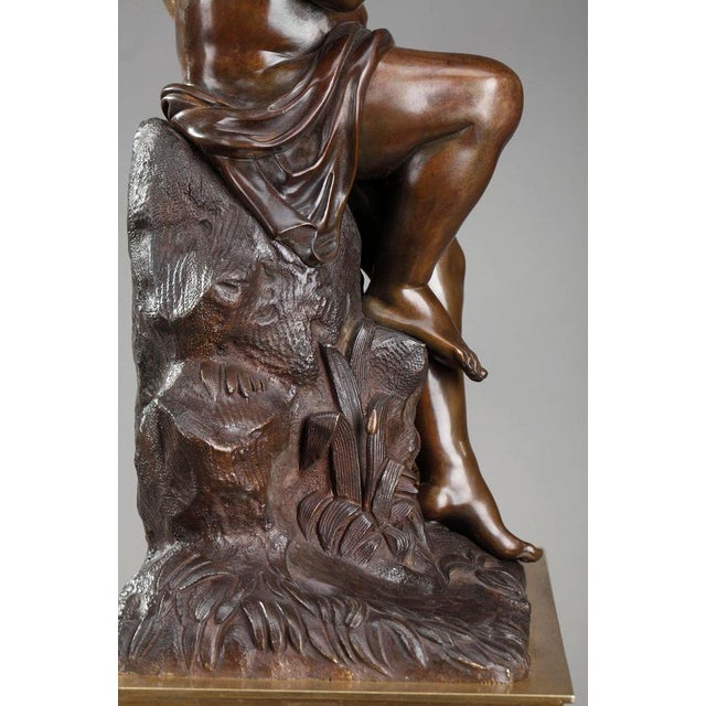 Early 19th Century Marble Cupid Reading Clock by Ledure and Hémon For Sale - Image 14 of 18