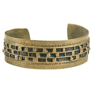 Mid-Century Handcrafted Copper Bracelet, 1970s For Sale