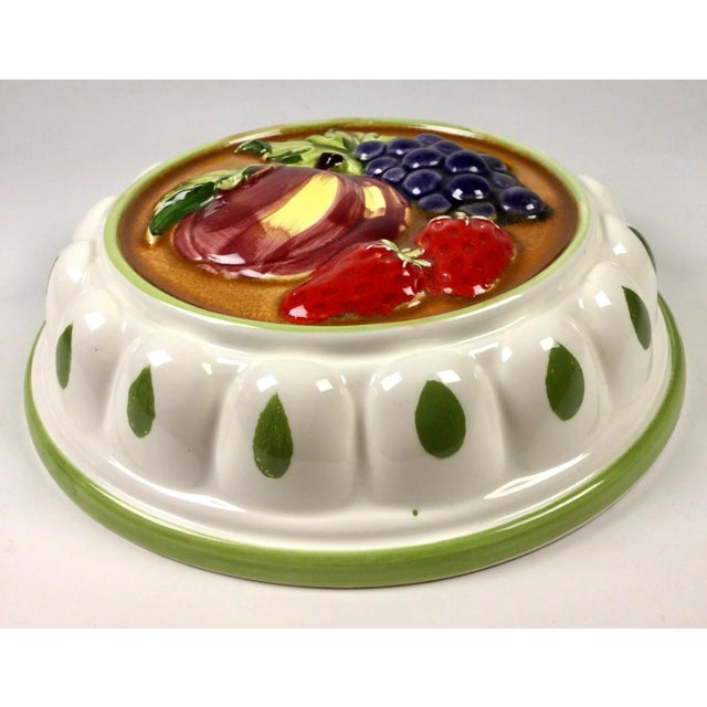 1980s Vintage Ceramic Fruit Theme Hanging Mold For Sale - Image 5 of 11