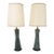Marble Table Lamps in Teal For Sale
