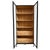 Roland Iron & Oak Display Cabinet For Sale - Image 4 of 7