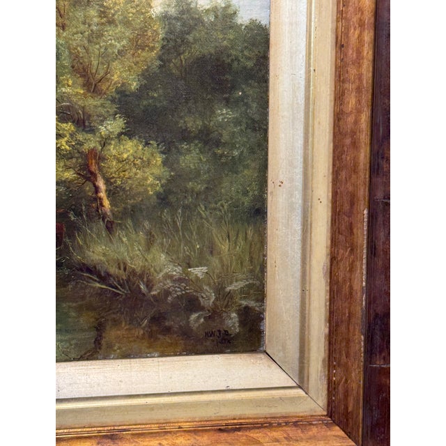 French 20th Century French Oil Painting For Sale - Image 3 of 10