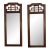 Henry Link Hollywood Regency Wall Bathroom Vanity Mirrors a Pair 6408 For Sale