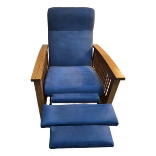 Pushback Wooden Foundation Recliner For Sale