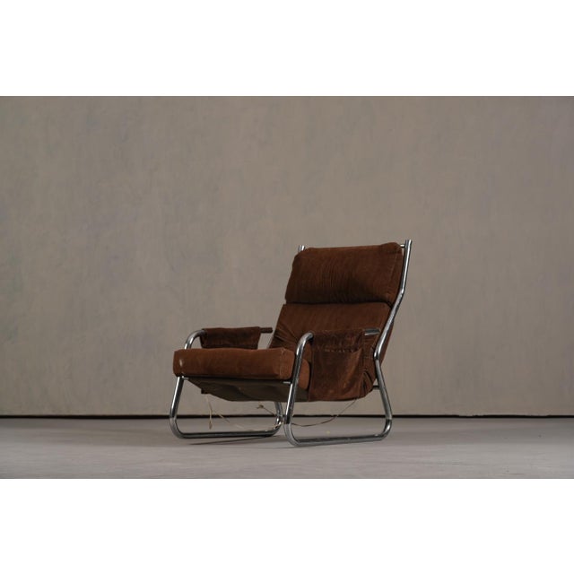 Mid-Century Armchair by Gillis Lundgren for Ikea, Sweden, 1970s For Sale - Image 10 of 18