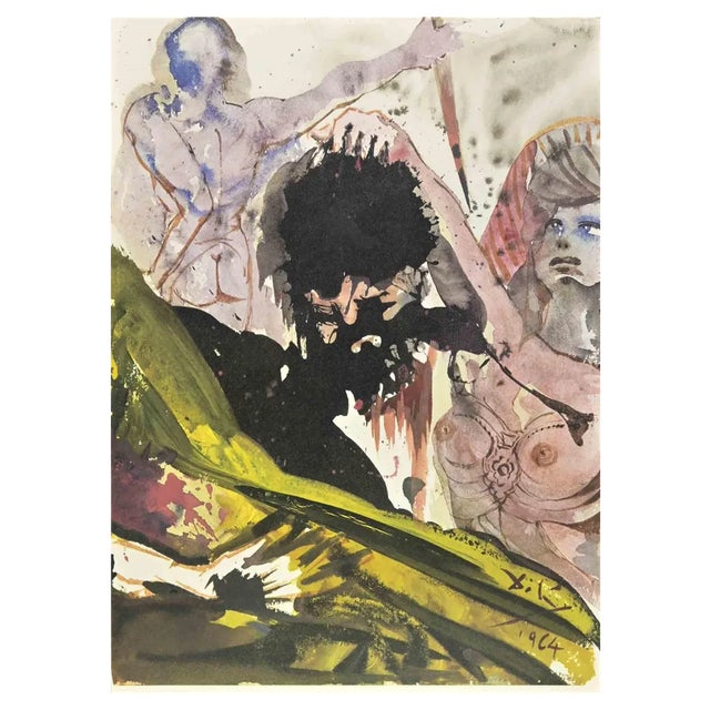 Salvador Dalí, Salomé, Lithograph, 1964 For Sale