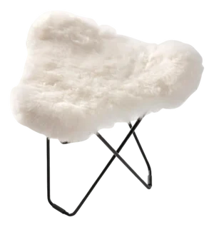 Iceland Flying Goose Footstool by Cuero Design