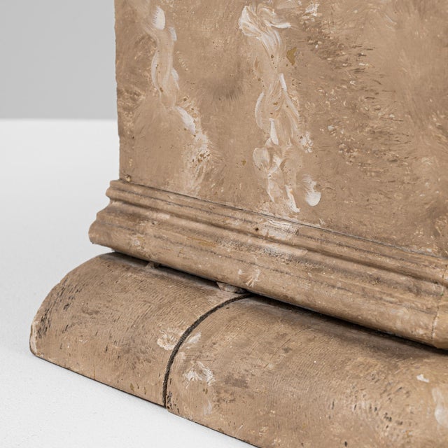 Wood 20th Century French Wooden Pedestal For Sale - Image 7 of 18