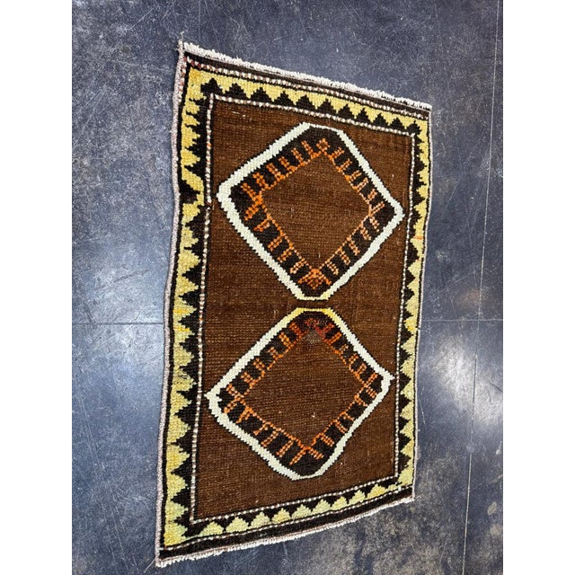 Early 21st Century Turkish Yastik Rug 1'8" x 2'8" For Sale - Image 5 of 5
