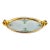 Antique Pickard Handled Porcelain Oval Serving Dish For Sale