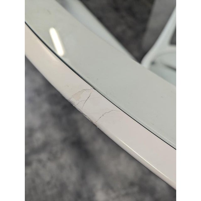 Glass Oraïto White Dining Table from Roche Bobois For Sale - Image 7 of 10