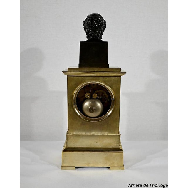 Golden Bronze Clock by A. Destape, 1800s For Sale - Image 17 of 18