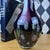 Large Amethyst Blown Art Glass Vase With Millefiori Floral Murrine, 13" For Sale - Image 10 of 11