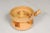 19th Century French Yellow Glazed Pottery Steamer with Lid and Rust Accents For Sale In Atlanta - Image 6 of 13