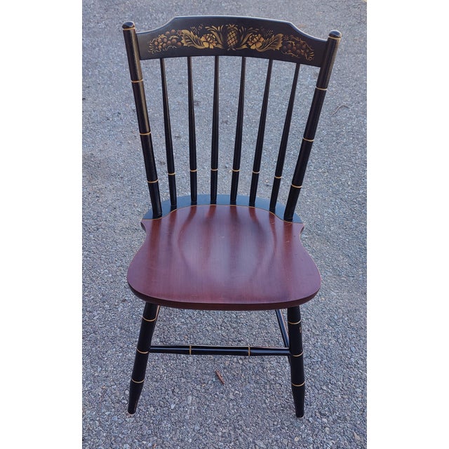 Hitchcock Classic Country Stenciled Back Dining Side Chairs Solid wood frame, Sturdy and strong