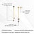 18k Gold Linear Drop Dangle Earrings With 1.2ct Blue Sapphire & Diamond- A Pair For Sale - Image 11 of 14