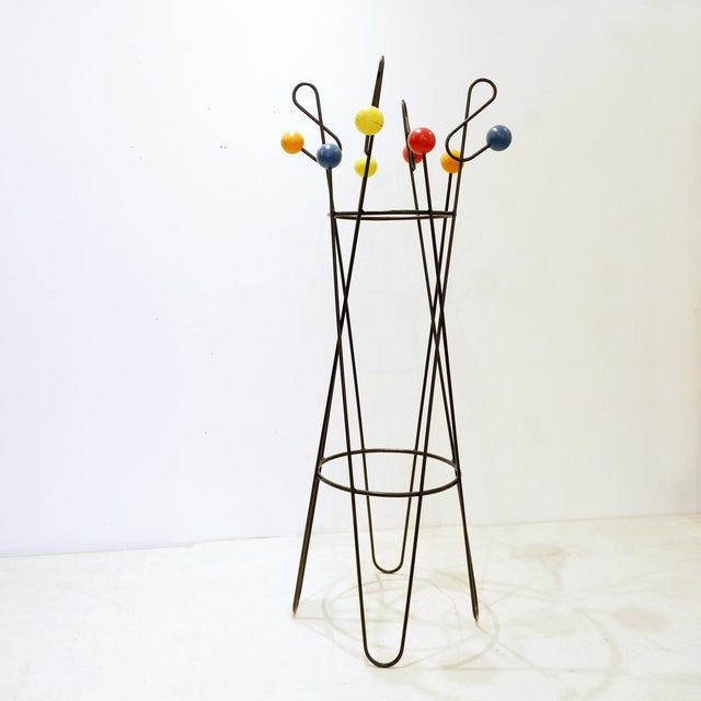 Clef De Sol Coat Rack by Roger Feraud, 1950s For Sale - Image 10 of 10