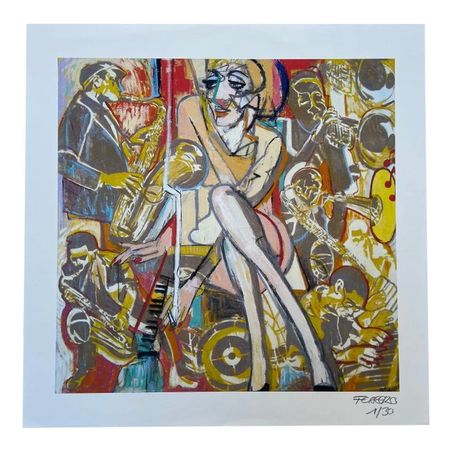 Jazzu, Marc Ferrero, 2015, Lithograph For Sale