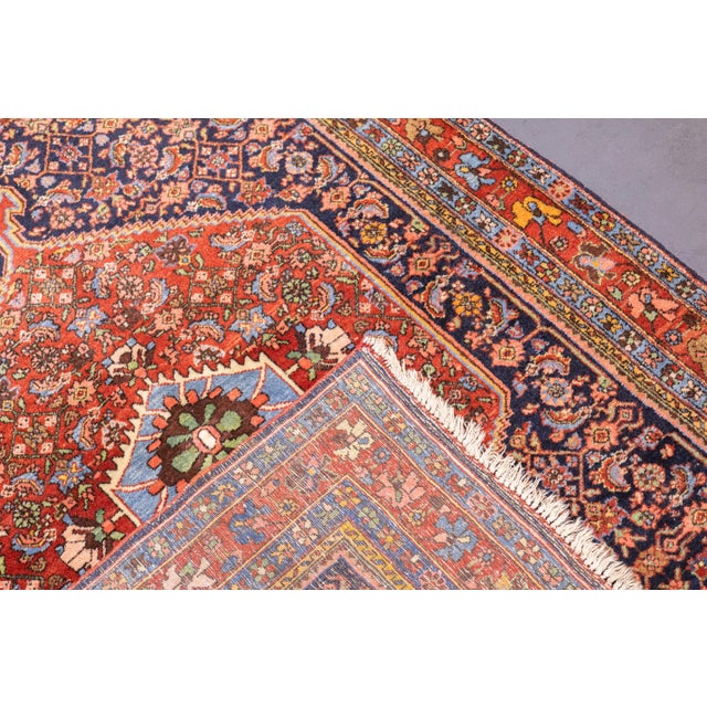 Antique Persian Bidjar Rug 3'8'' X 5'2'' For Sale In New York - Image 6 of 7