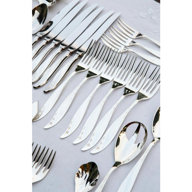 Polish Cutlery Set for Six by Hefra Amerykański, 1990s, Set of 40 For Sale - Image 4 of 16