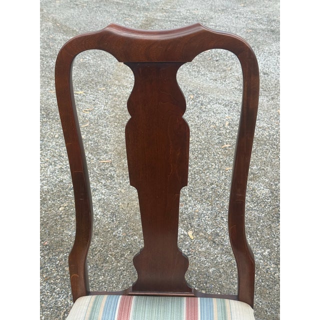Brown Vintage Pennsylvania House Queen Anne Dining Chairs - A Pair For Sale - Image 8 of 10