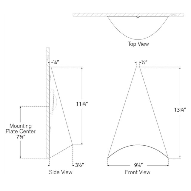 Metal Kelly Wearstler for Visual Comfort Signature Piel 14" Indoor/Outdoor Wall Wash in Bronze For Sale - Image 7 of 8