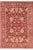 Shabby Chic Floral 1990'sPak-Persian Red/Beige Wool Rug - 6'1'' X 9'2'' For Sale - Image 9 of 9