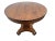 Brown Round Pedestal Expanding Dining Table Antique Arts & Crafts Quarter-Sawn Oak For Sale - Image 8 of 15