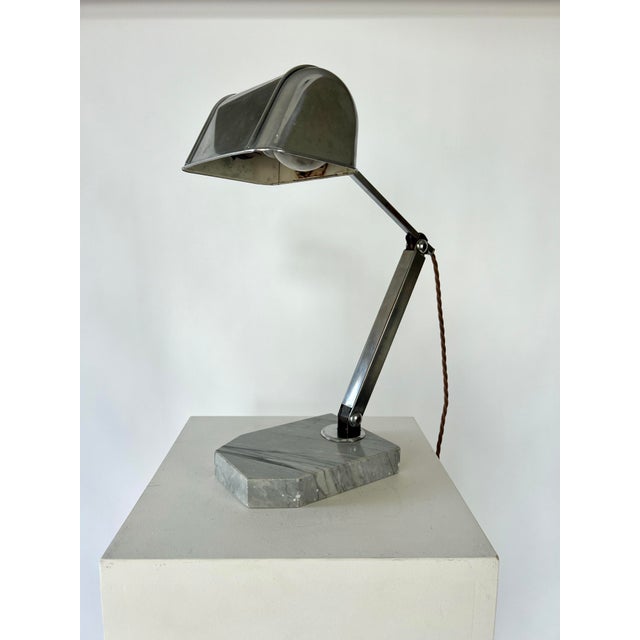 1920s Art Deco Modernist Desk Lamp, France, 1920s For Sale - Image 5 of 18