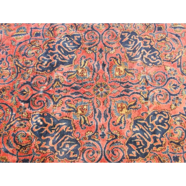 Early 20th Century Antique Persian Manchester Kashan Carpet, 8'9" × 12'3" For Sale - Image 5 of 10