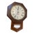 Rare Antique Regulator Wall Clock r.a. Patterson Co. "Lucky Strike Tobacco" For Sale