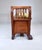 Wood Antique White Oak Storage Bench, Hand-Carved, 19th C., Usa For Sale - Image 7 of 16